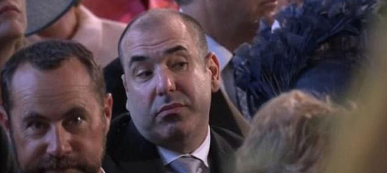 louis litt actor married The Royal Wedding | Suits stars attend in style and Louis Litt's bored face - was actually a ...